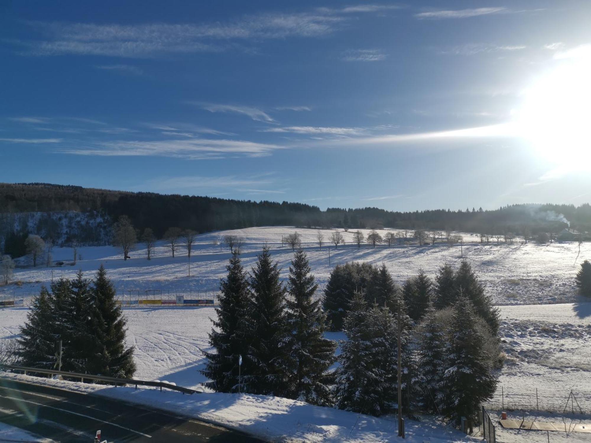Ferienwohnung Bimmelbahn Blick Oberwiesenthal Esterno foto